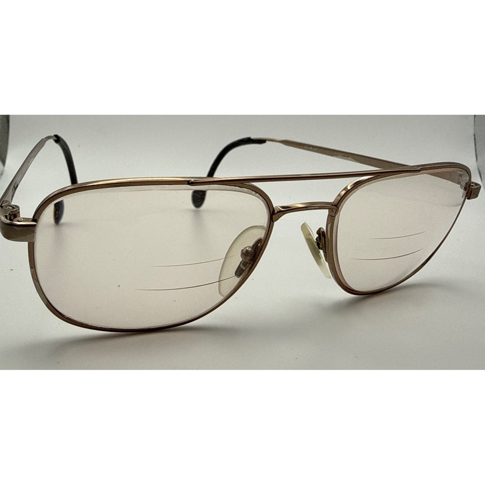 Charmant Titanium Perfection EyeglassFrame CH8108 BR GUNMETAL 55-18-140 Vintage